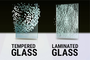Tempered laminated glass 