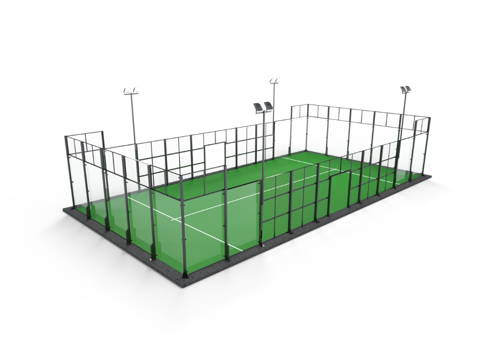Glass Padel Tennis Court